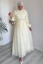 Molly Nelly Women's Long Hijab Dress with Mobile Skirt - 6
