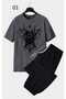Unisex Oversize Shorts Set Short Sleeve T-Shirt Comfortable Fit Summer Casual Sports