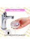 Atrgss Jumbo Squishy Crystal Clear Glitter Dumpling Toy with Steamer Box for Stress Relief - 4