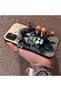 Samsung Galaxy A51 Compatible Silicone Edge Hard Back Case Couple Phone Case with Lion Pattern - 2