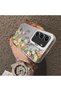 Tecno Camon 40 Pro 5g Cm7 Compatible Silicone Edge Hard Back Case Couple Phone Case with Floral Pattern - 4
