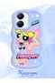 Poco X7 Pro Compatible Case Camera Protector Blue Silicone Couple Phone Case Powerpuff Pattern - 2