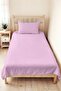 Pastel Lilac Young Room Single Pique Set - Modern Quilted 160X220 cm Seasonal Bedspread - 4