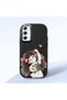 Samsung Galaxy A34 Compatible Case Camera Protector Black Silicone Couple Phone Case Girl Patterned