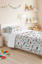 Car and Vehicle Patterned Boys' Pique Set - Colorful Baby Room Bedspread - 160X220 cm - 6