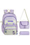Licensed Waterproof Fabric Set of 3 Primary School Backpacks - 2