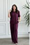 Sweatpants Set with Guipure Stone Detail at the Hem