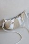 Women's Knot Detailed Croissant Model Stylish Shoulder and Underarm Bag Width 25 Length 15 - 5