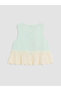 Lcw Kids Green Embroidered Girls' Set - 4