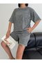 Women's Washable Stone-Faced Shorts and T-Shirt Set
