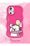 Redmi Note 10 Pro Compatible Case Camera Protector Red Silicone Couple Phone Case Cat Pattern - 2