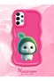 Samsung Galaxy A73 Compatible Case Camera Protector Red Silicone Couple Phone Case Cute Pattern - 2