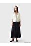 Lcw Everyday White V-Neck Women's Knitwear Cardigan - 2