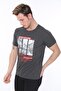 Men's K. Anthracite Gray T-Shirt - 3