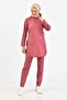 Dark Powder Surgical Hijab Suit