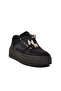 Black Nubuck Women's Sneaker 25K475 Z - 5