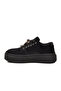 Black Nubuck Women's Sneaker 25K475 Z - 4