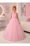 Girls' Back-Detached Dress with Detail on the Back and Crown for Graduation, Wedding, Special Day, Birthday - 2