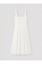Lcw Vision White Square Neck Flared Dress - 6