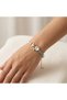Rainbow Figured Pearl and Bead Detailed Adjustable Women's Bracelet