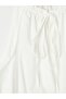 Lcw Vision White Halter Neck Women's Blouse with Gathered Tie Detail - 7