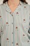 Women's Cute Puppy Green Shirt Pajama Set Ar3735-S-V1 - 5