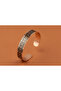 Copper Anatolian Kilim Patterned Adjustable Clamp Bracelet - 4