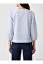 Lcw Everyday Blue Baby Collar Embroidered Women's Shirt - 4