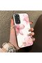 Redmi Note 11 Compatible Silicone Edge Hard Back Case Couple Phone Case with Floral Pattern - 3