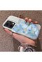 Oppo Reno 14F 5g Compatible Silicone Edge Hard Back Case Couple Phone Case with Floral Pattern - 2