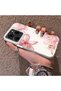 Tecno Spark 20 Pro Compatible Silicone Edge Hard Back Case Couple Phone Case with Floral Pattern - 2