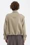 Women's Leather Fabric Shirt Detailed Lined Design Coat Jacket - 2