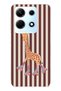 Infinix Note 30 Compatible Cute Giraffe Pattern Transparent Phone Case