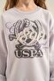 Girl's Embroidered Purple Long Sleeve Tracksuit Set Us2713-C-V1 - 3