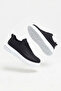 Prevos High Quality Thick Sole Men's Sneaker Black White - 3