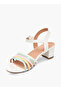 Girls Strappy Block Heel Sandals - 4