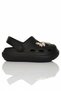 Children's Black Stone Cross Slippers Garden Pool Beach Coast Bathroom Sandals Slippers - 4