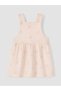 Lcw Baby Pink Floral Patterned Baby Girl Gabardine Dress - 7