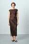 Polka Dot Maxi Dress with Back Detail - 2