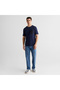 Men's Navy Blue Short Sleeve T-Shirt - 3