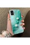 Samsung Galaxy A05 Compatible Silicone Edge Hard Back Case Couple Phone Case with Floral Pattern - 3
