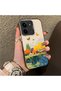 Redmi 15C 5g Compatible Silicone Edge Hard Back Case Couple Phone Case Landscape Pattern - 3