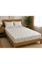 100% Cotton Fabric Elastic Bed Sheet+Pillowcase for Padded Beds Corner Depth 28-30 cm Soft Fabric New Season - 6
