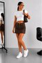 Women's Leopard Patterned Mini Jean Skirt - High Waist Stretch Denim Casual Stylish Skirtk - 2
