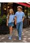 Ice Blue Kids T-Shirt Unisex |   100% Cotton | - 3