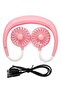 Portable Neck Fan With USB Cable T3663P Pink/White