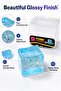 Cube Glitter Squishy Ball Sparkle Jelly Cube Stress Ball Squeezable Sensory Toy Solid Soft Squeeze Toy - 2