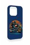iPhone 14 Pro Compatible Moto Rider Patterned Silicone Case - 3
