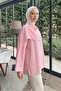 Shawl Detailed Tunic Y0151 - Light Pink - 3
