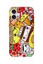iPhone 16 Plus Compatible Printed Transparent Phone Case |   Collection: Snacktoon Delight